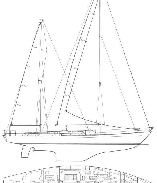 План яхты Southern Ocean Ketch