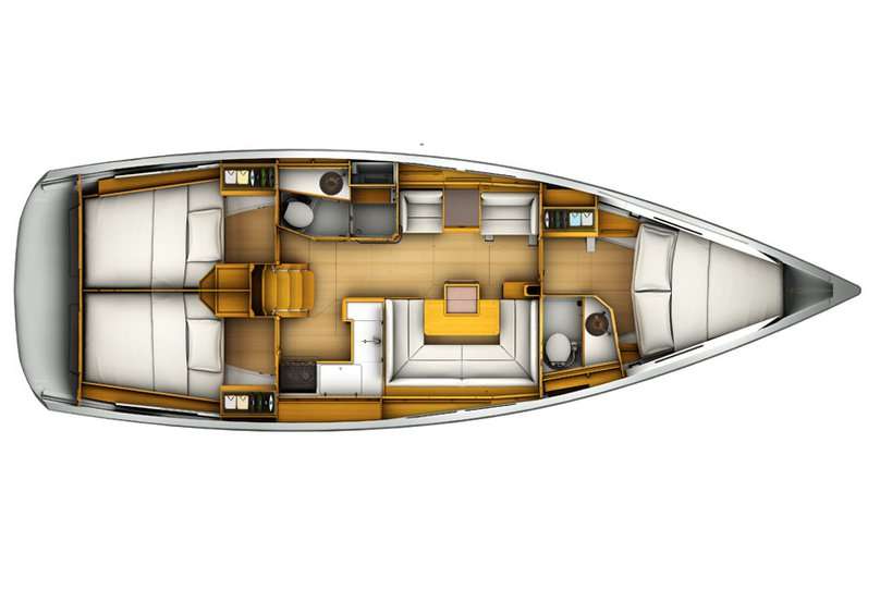 Plans du bateau Sun Odyssey 409