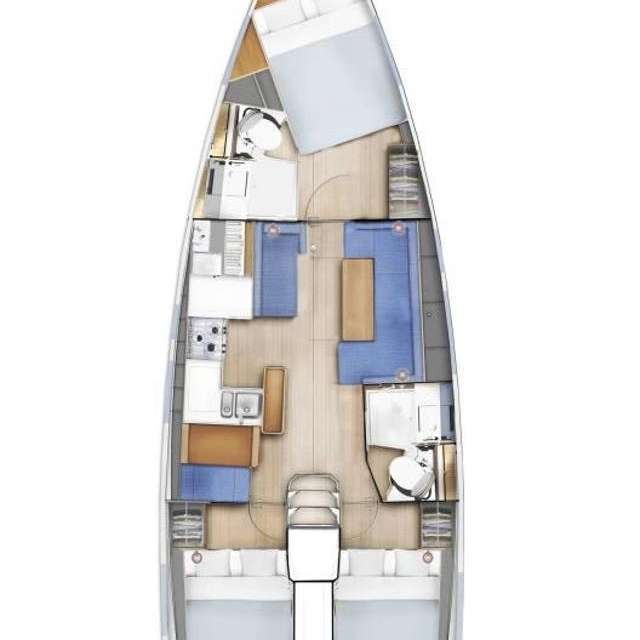 Bootslayouts Sun Odyssey 410