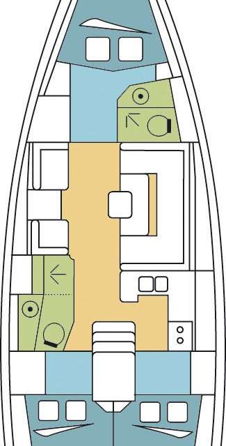 Bootslayouts Sun Odyssey 419