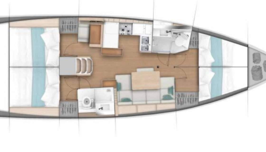 Bootslayouts Sun Odyssey 440