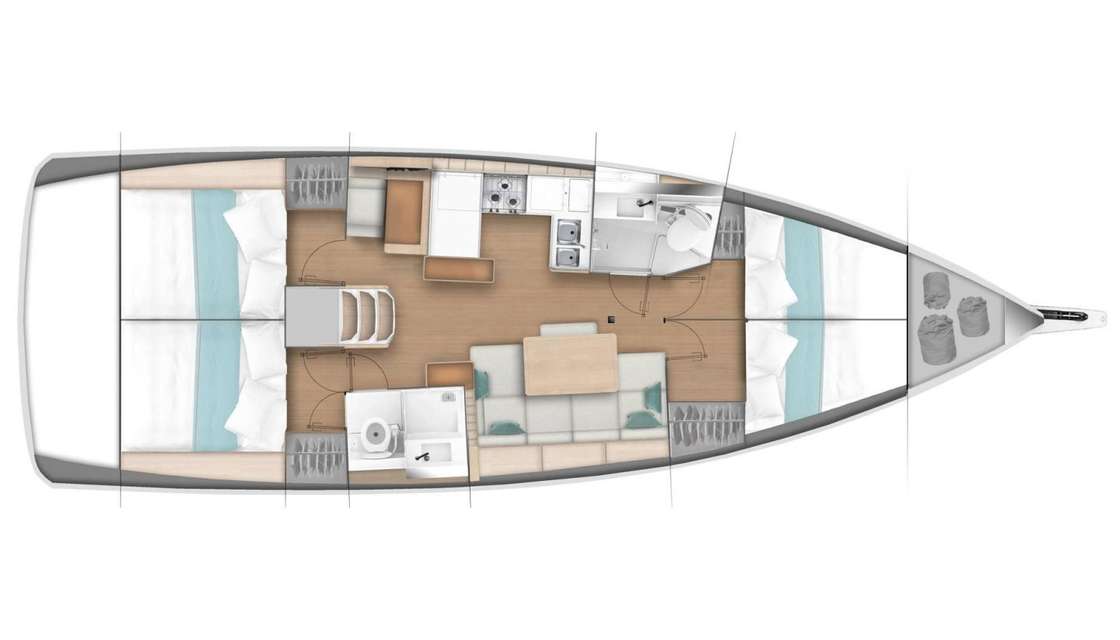 Układ Sun Odyssey 440