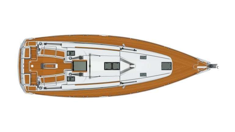 Distribución del barco Sun Odyssey 449