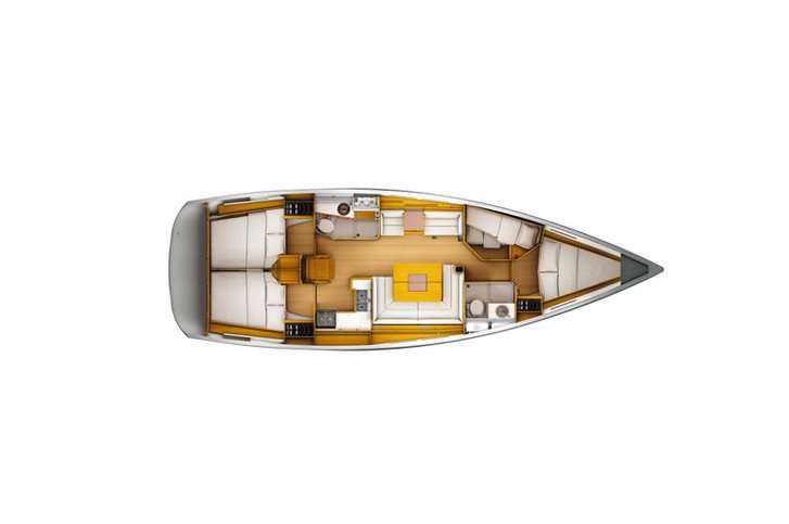 Plans du bateau Sun Odyssey 449