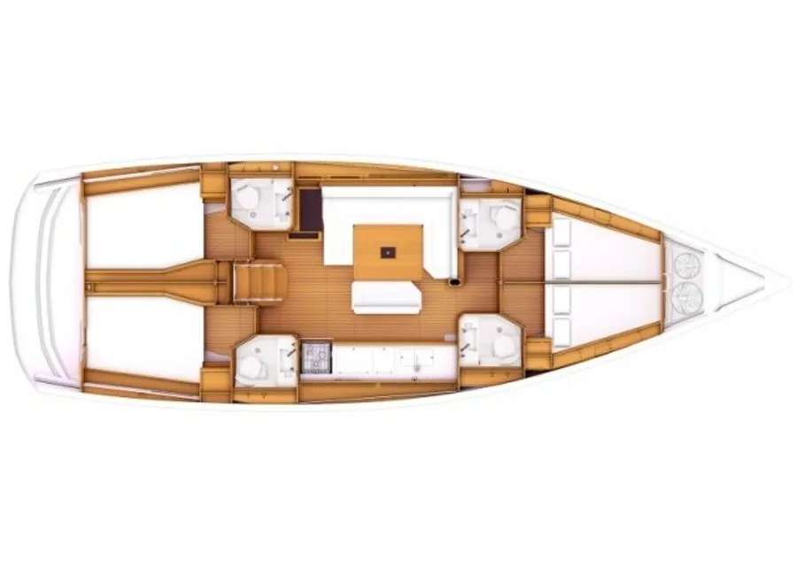 Plans du bateau Sun Odyssey 469