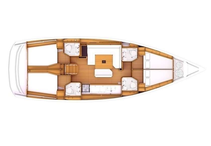 Plans du bateau Sun Odyssey 479