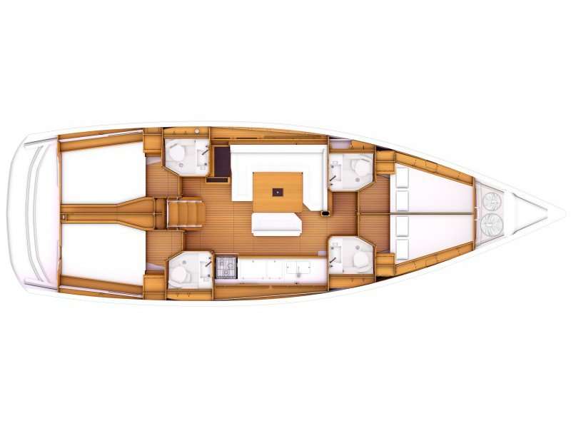 Plans du bateau Sun Odyssey 479