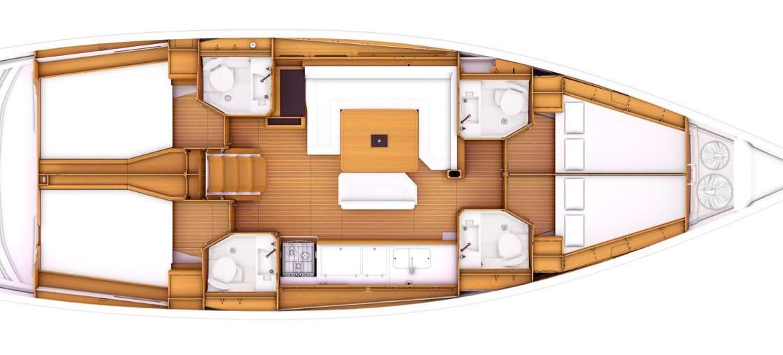 Plans du bateau Sun Odyssey 479