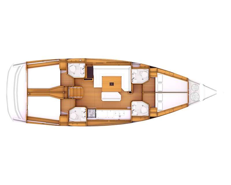 Plans du bateau Sun Odyssey 479