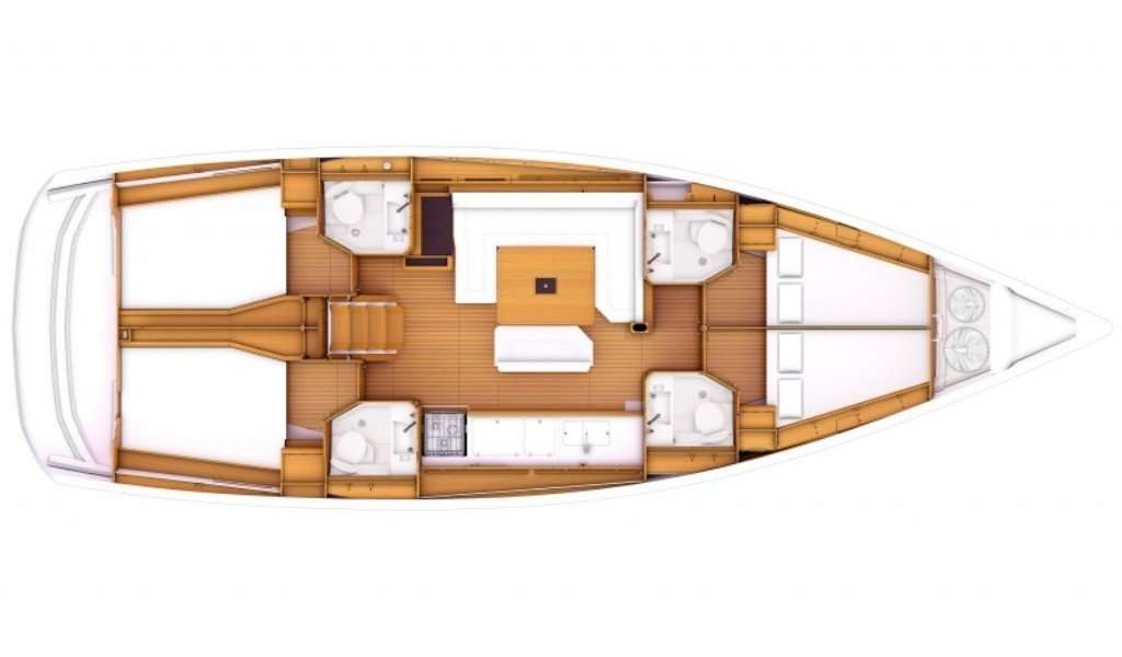 Plans du bateau Sun Odyssey 479