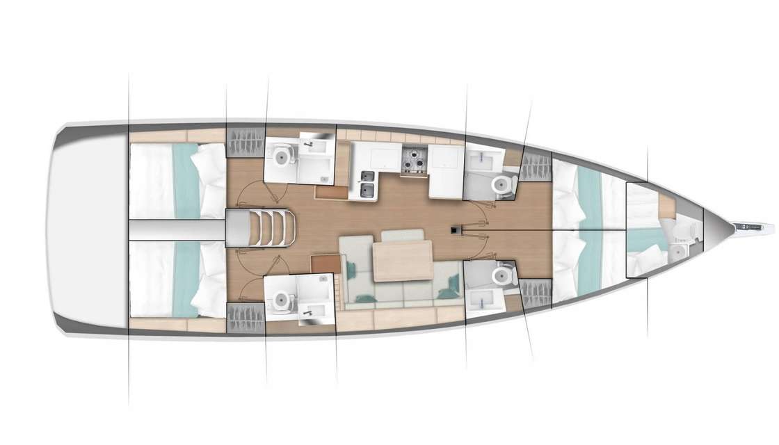 Układ Sun Odyssey 490