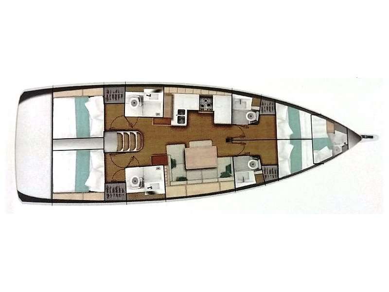 Bootslayouts Sun Odyssey 490