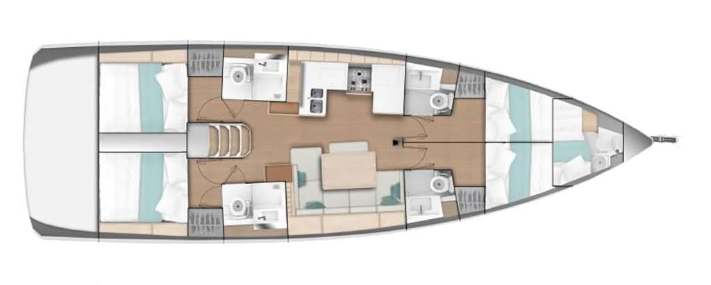 Bootslayouts Sun Odyssey 490