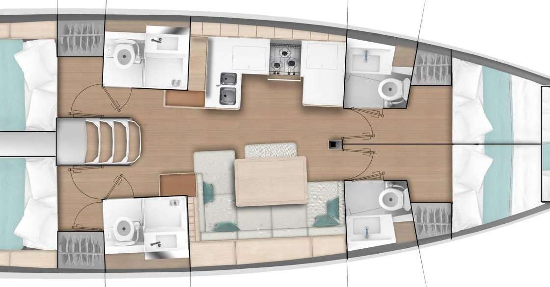 Bootslayouts Sun Odyssey 490