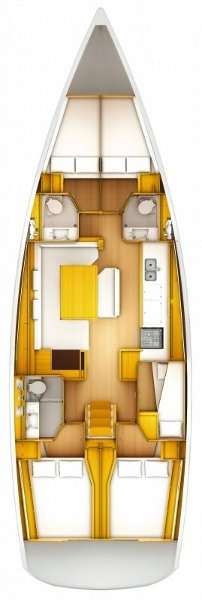 Plans du bateau Sun Odyssey 509