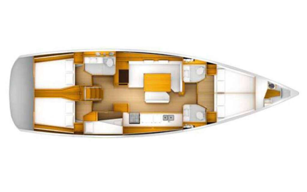 Plans du bateau Sun Odyssey 509