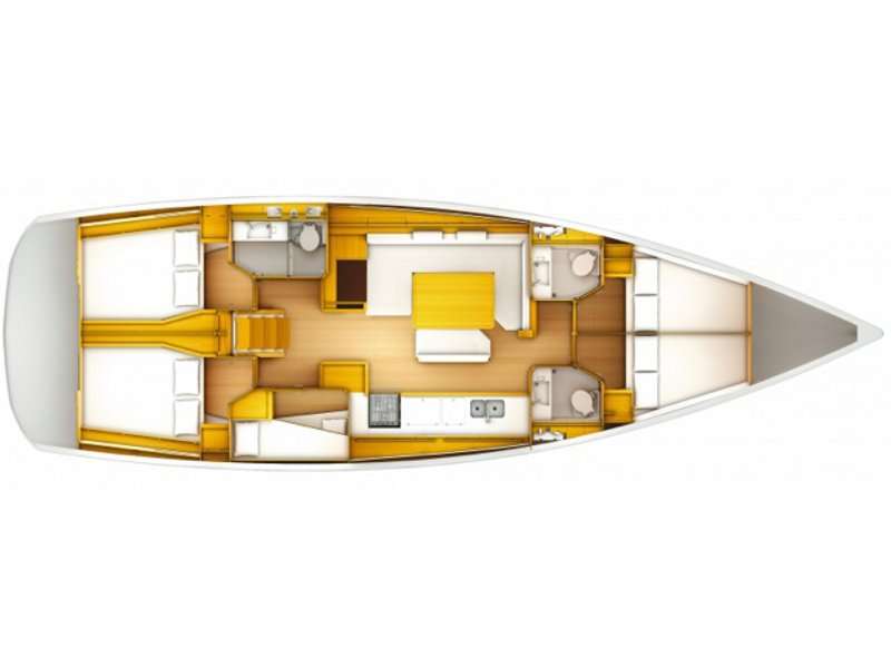 Plans du bateau Sun Odyssey 519