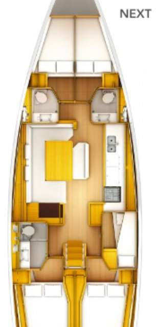 Plans du bateau Sun Odyssey 519