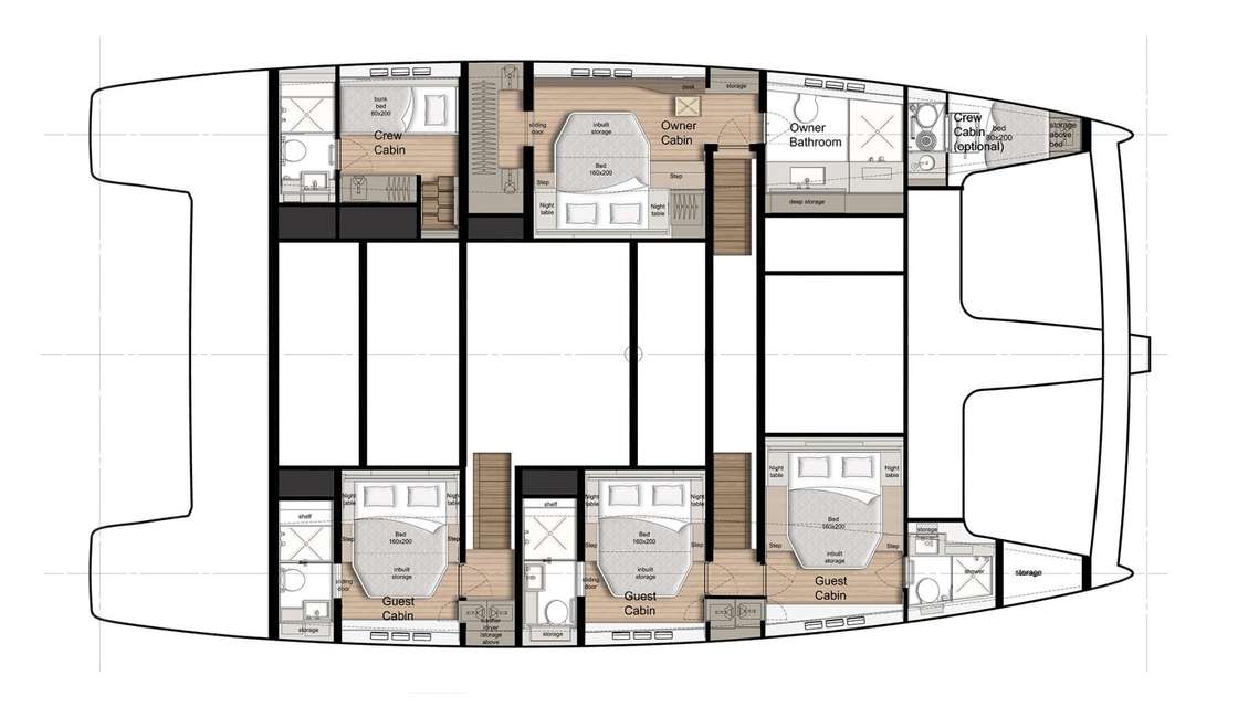 Bootslayouts Sunreef 60