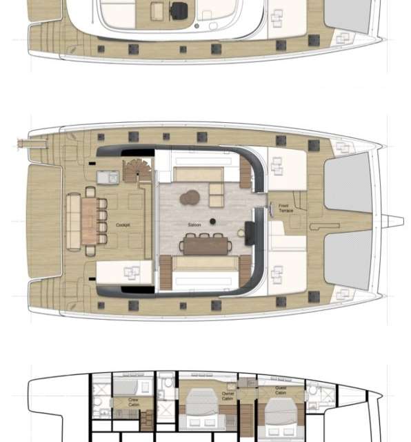 Bootslayouts Sunreef 60