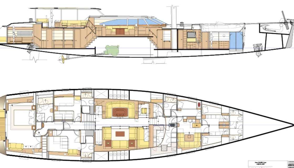 Plans du bateau Swan 105