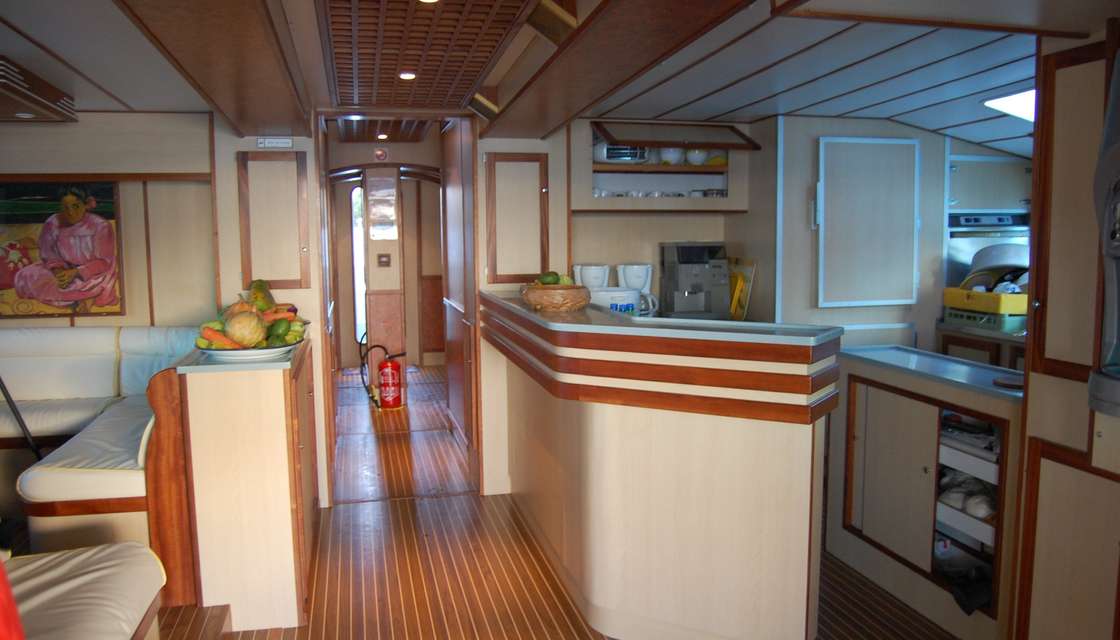 Una cucina equipaggiata