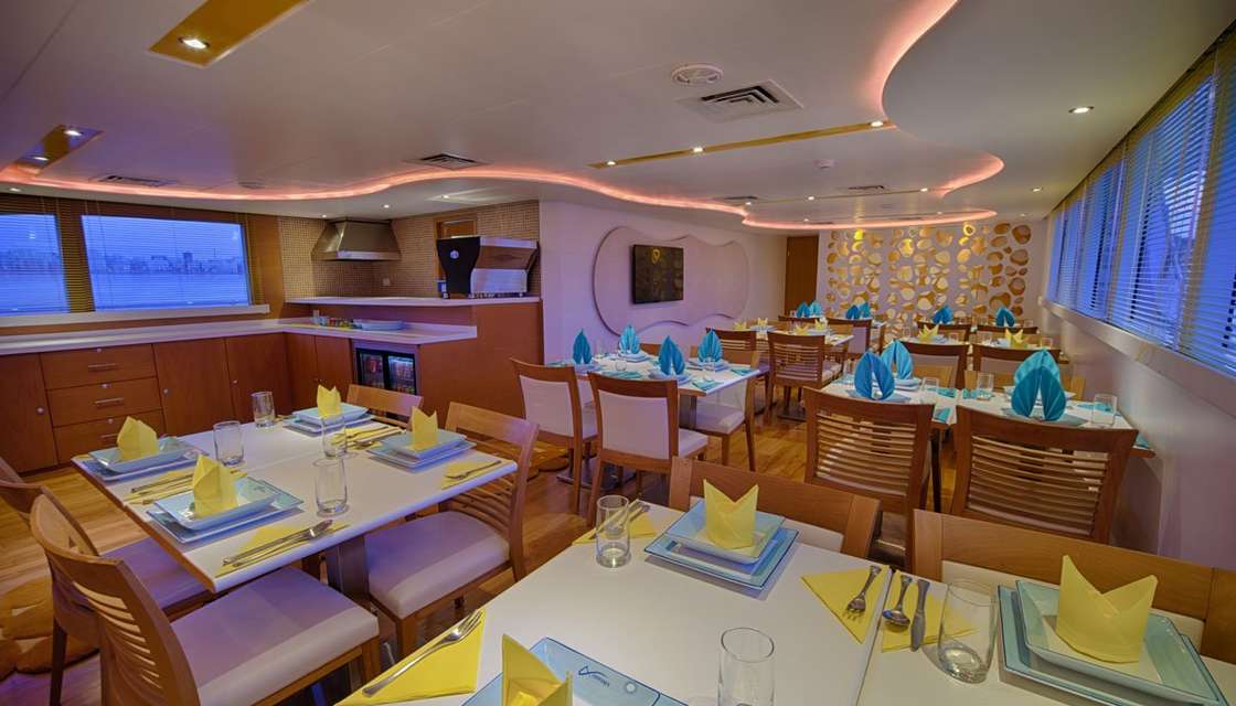 Un restaurant climatis&eacute;