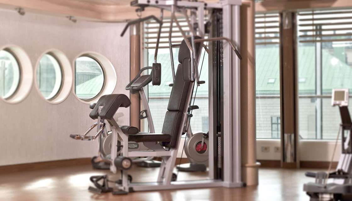 Une salle de sport &agrave; bord pour vous maintenir en forme