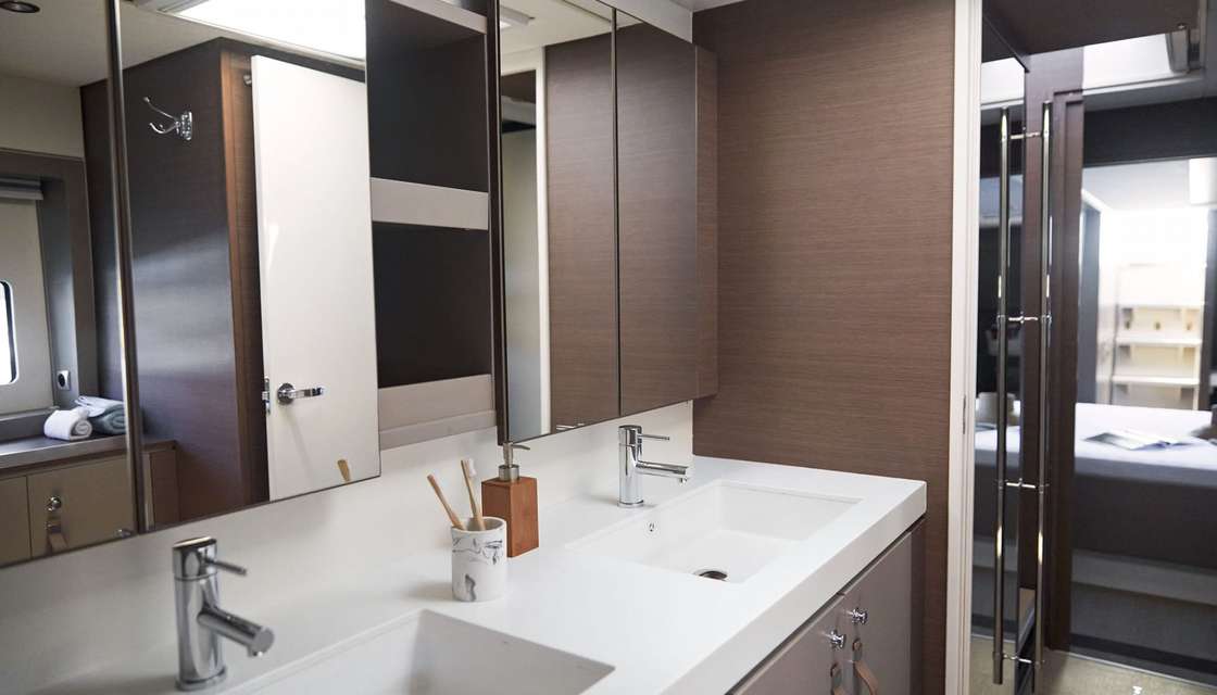 Une salle de bain fonctionnelle