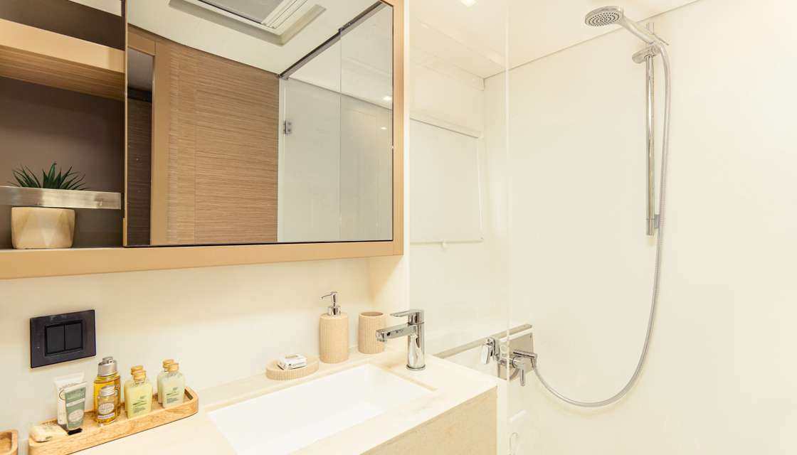 Des salles de bains modernes et &eacute;quip&eacute;es