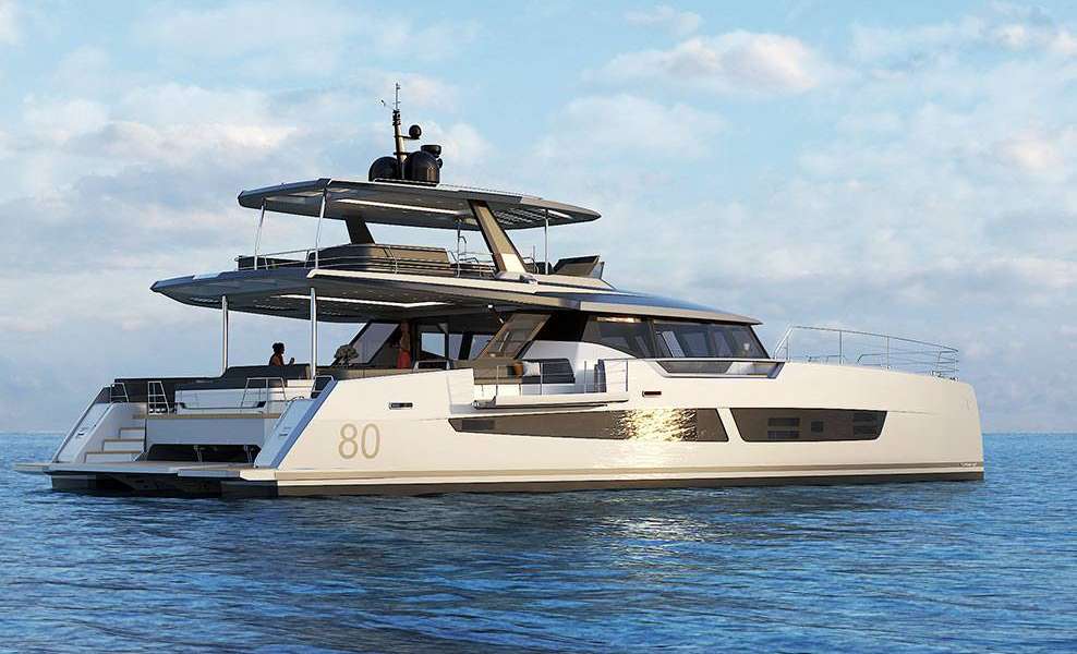 Catamaran à Moteur Power 80
