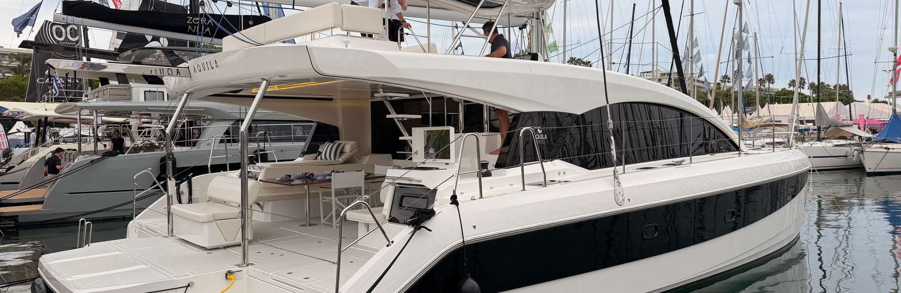 Bateaux à moteur Aquila 45 Sail Catamaran