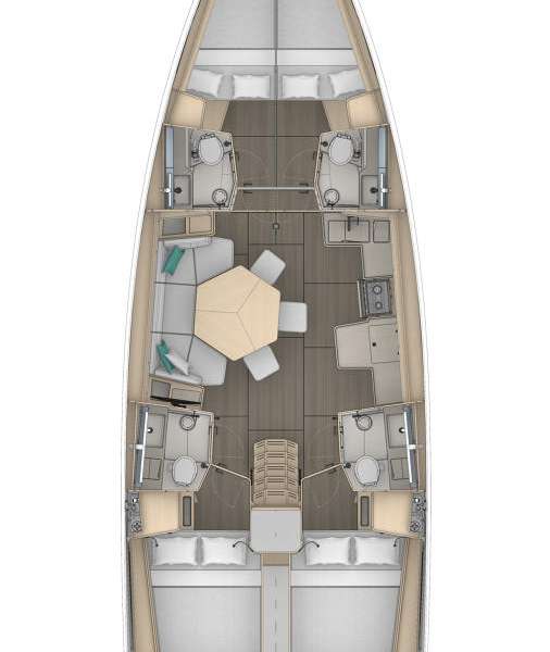 Парусная яхта Dufour 44