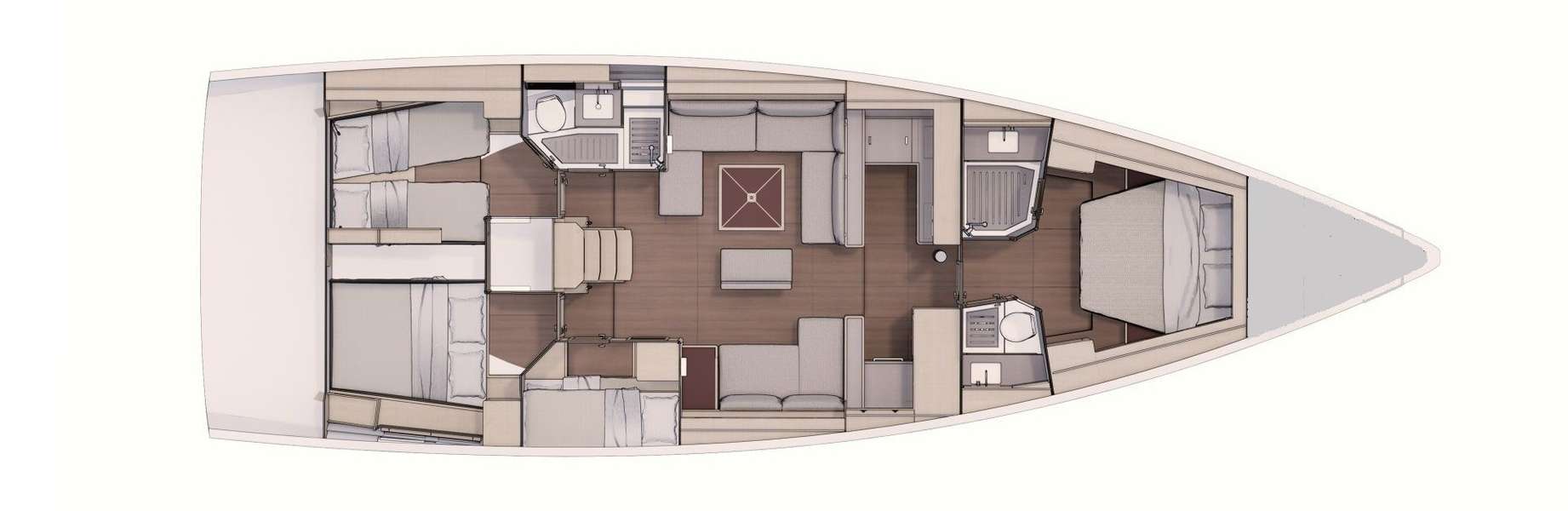 Barca a vela Dufour 530
