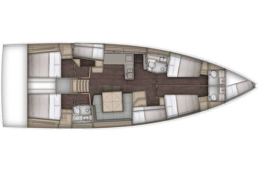 Velero Dufour 54
