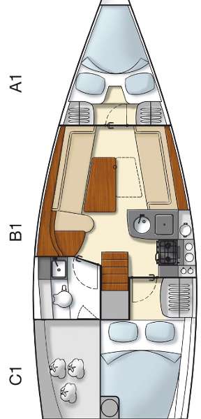 Łódź Żaglowa Hanse 325