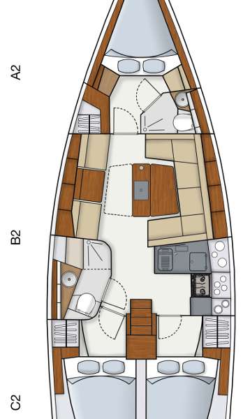 Voilier Hanse 415