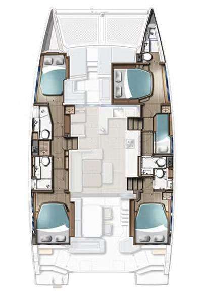 Catamarano Leopard 46