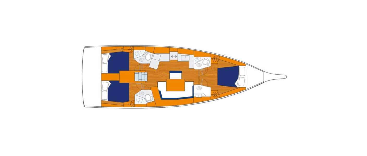 Парусная яхта Oceanis 46