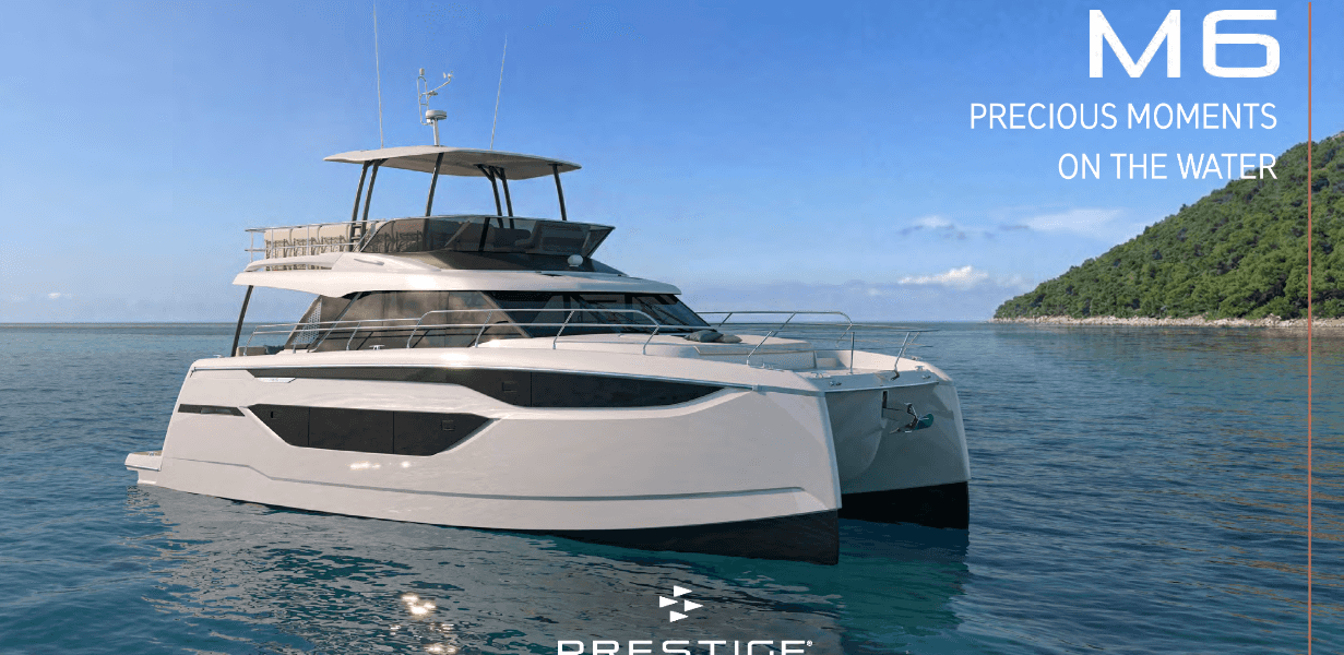 Catamaran à Moteur Prestige M6