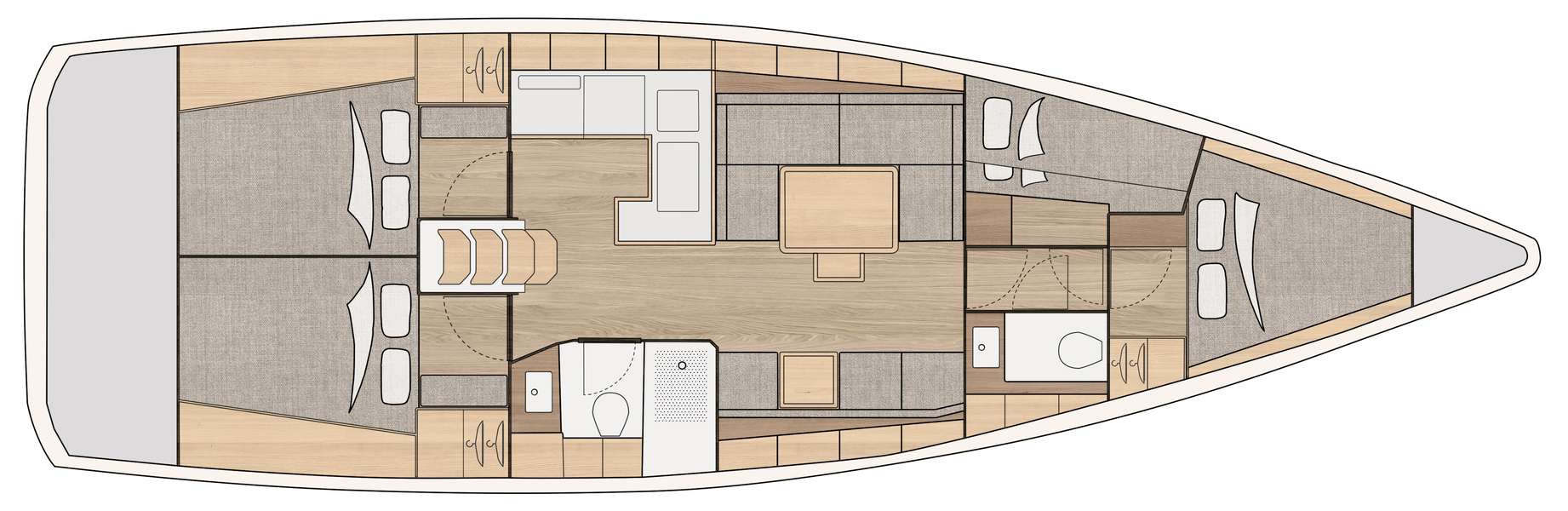 Voilier Salona 46