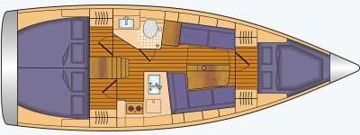 Voilier Hanse 348
