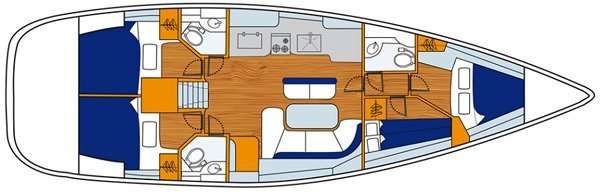Парусная яхта Oceanis 473.3