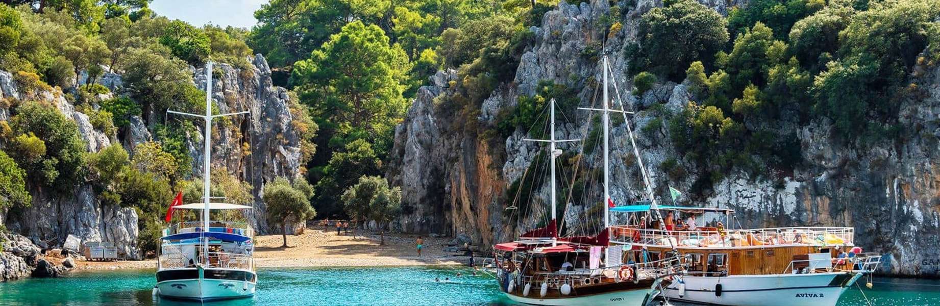 Erkunden Sie die türkische Küste an Bord einer traditionellen Gulet