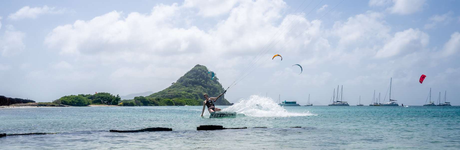 Évadez vous au rythme du vent sur la mer des Caraïbes