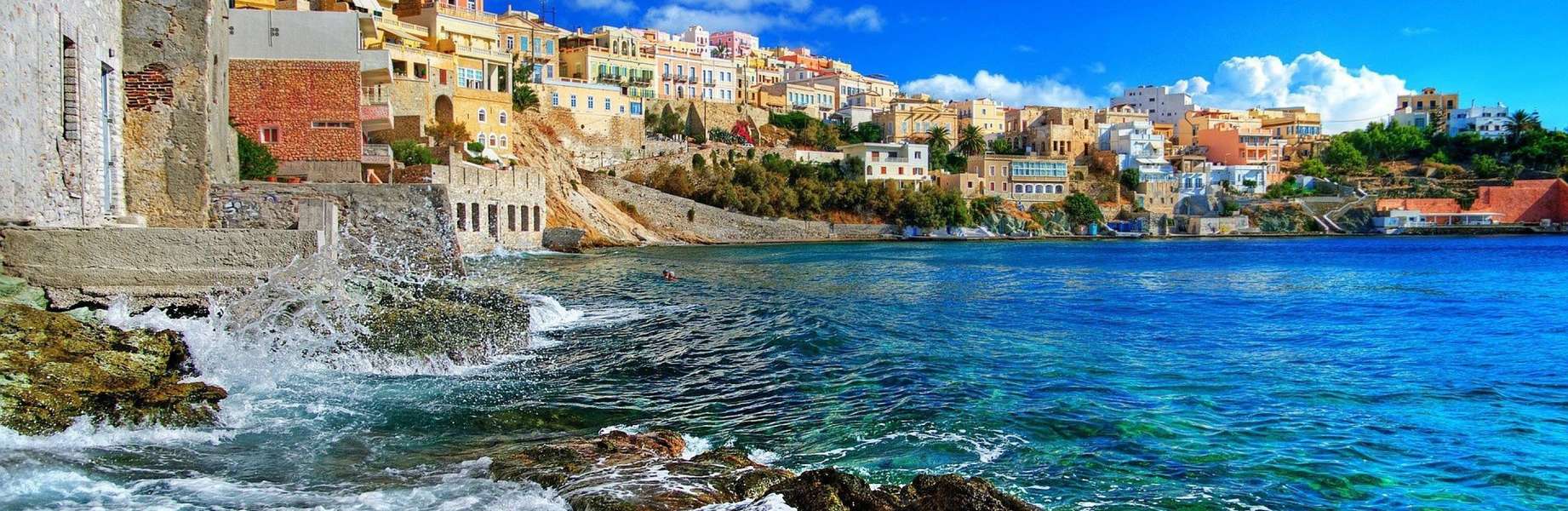 Les Cyclades en goélette