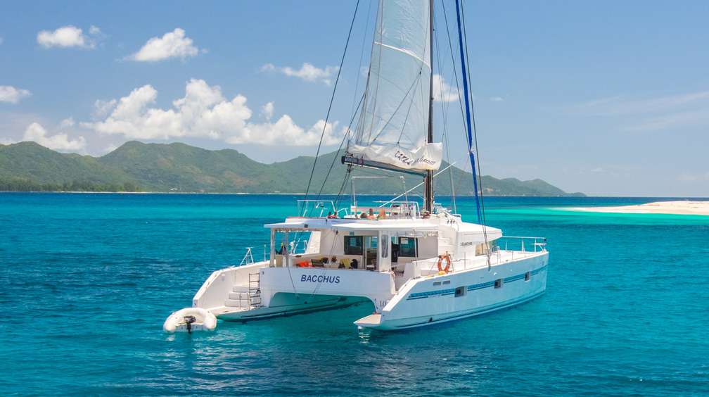 Photo Mahé, Praslin und La Digue vom Meer aus