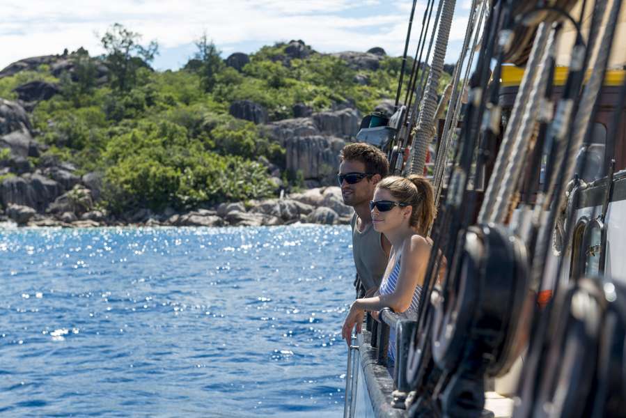 Photo Croisière à la cabine au départ de Praslin