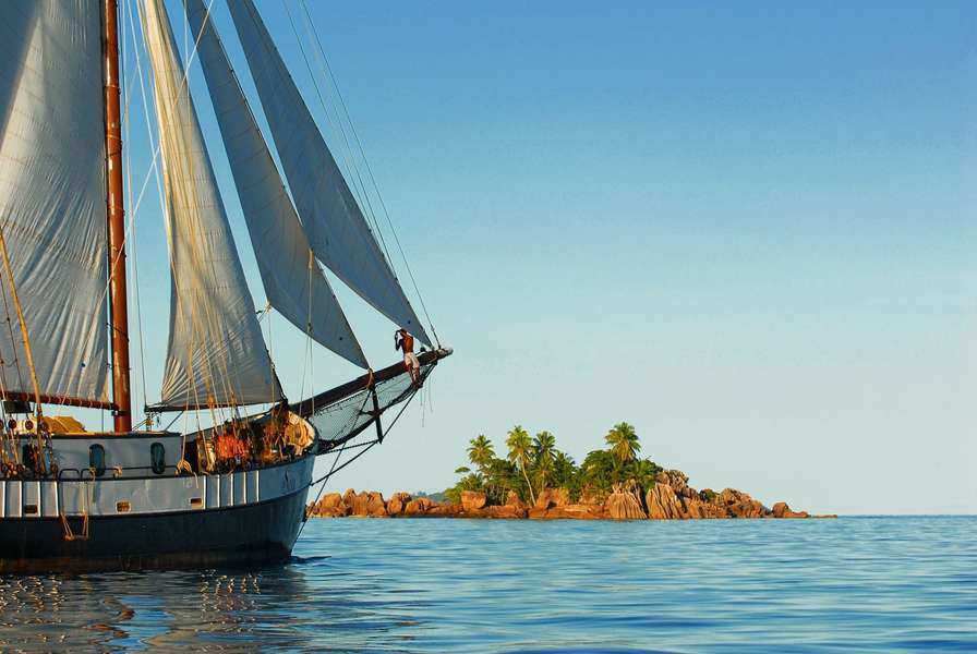Photo Croisière à la cabine au départ de Praslin