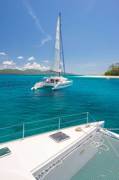 Photo Mahé, Praslin und La Digue vom Meer aus